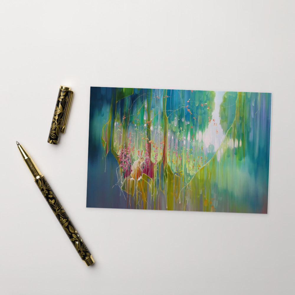 POSTCARD | HARES MEADOW BY GILL BUSTAMANTE (pack of 10)