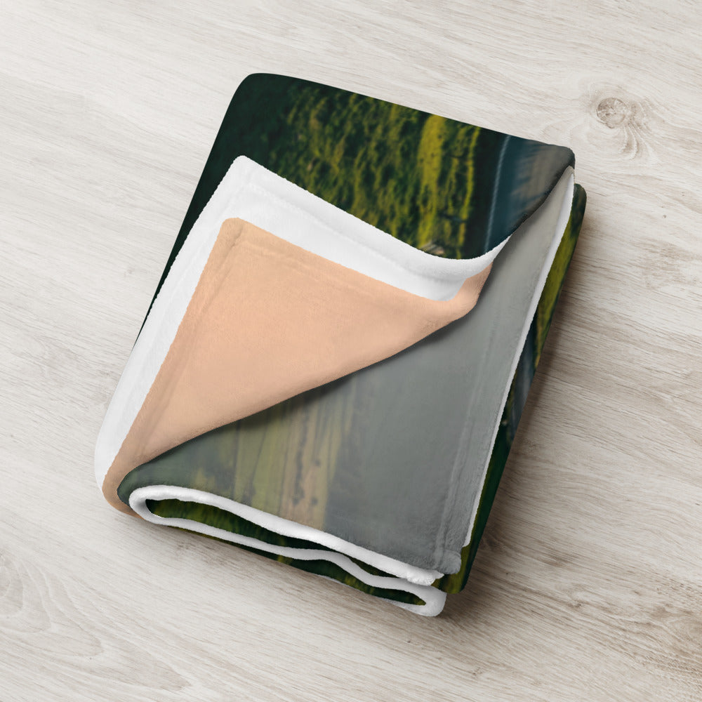 THROW BLANKET | THE WINDING ROAD BY MICHAEL CLARKE
