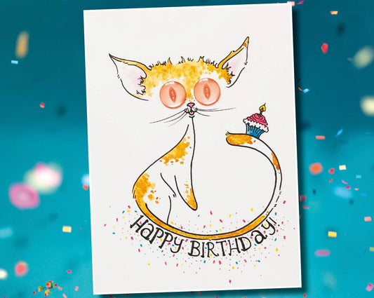 MOLLY'S BIRTHDAY CUPCAKE | BIRTHDAY CARD