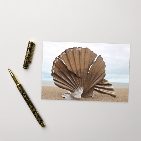 POSTCARD | ALDEBURGH SEASHELL BY SOPHIE DEBENHAM (pack of 10)